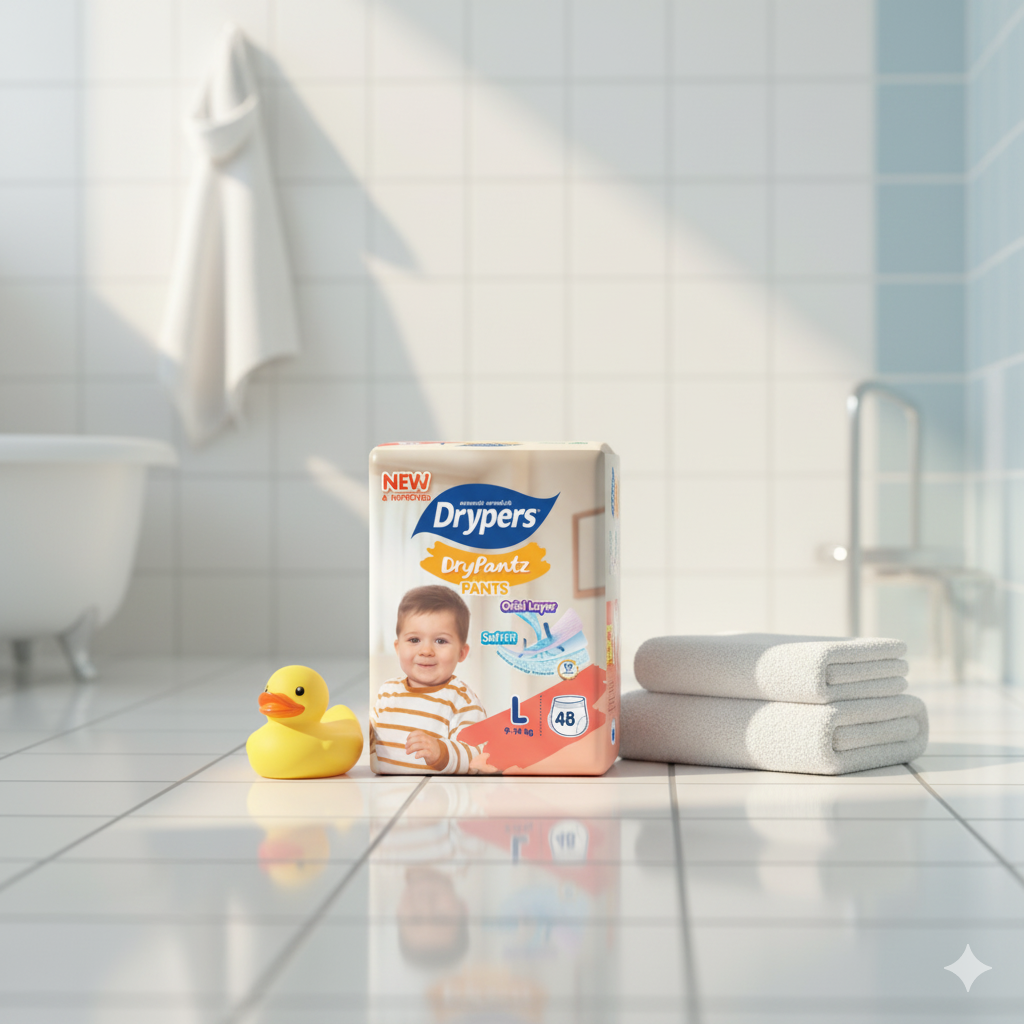 Drypers DryPantz Pants – Taille L – Pack de 48 pcs - 4 Packs / CTN