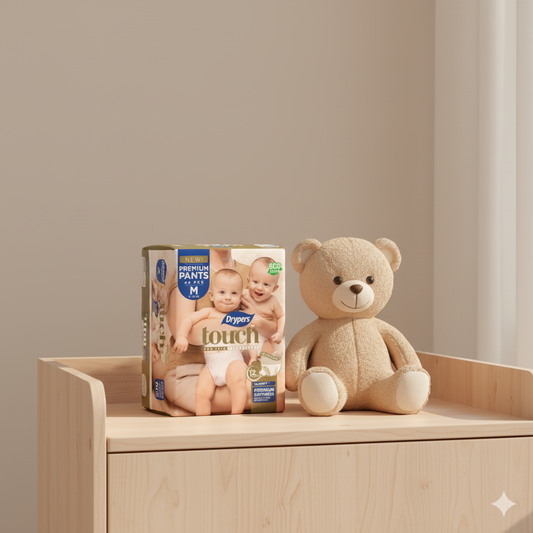 Drypers Touch Premium Pants – Taille M – Pack de 44 pcs - 4 Pack  / CTN