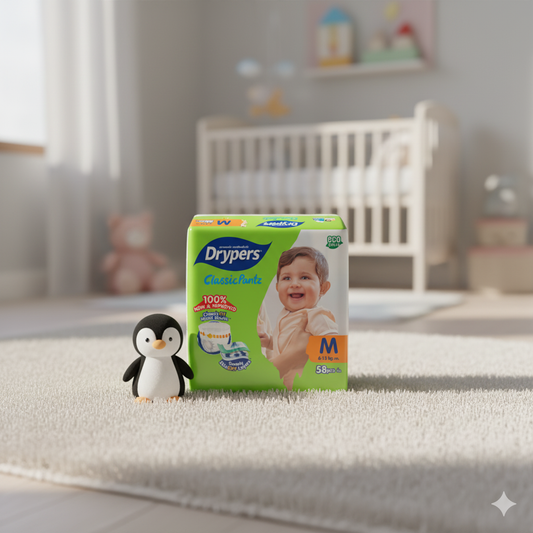 Drypers ClassicPantz – Taille M – Pack de 58 pcs - 4 Packs / CTN